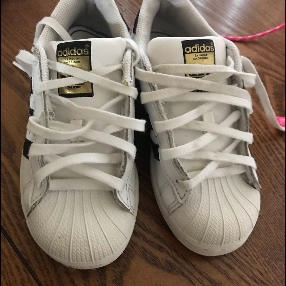 Little girls adidas superstar